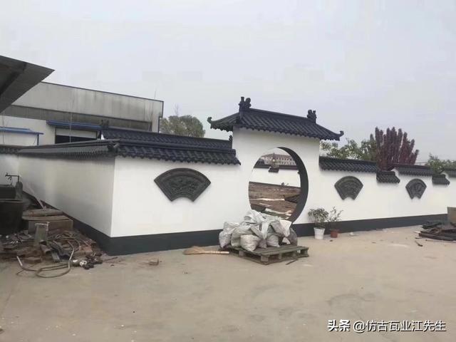 古瓦新制,樹脂仿古瓦為現代仿古建筑添磚加瓦