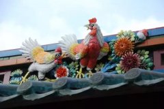 潮州嵌瓷，屋頂生花
